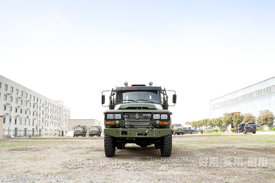 <strong>10輛東風(fēng)六驅(qū)EQ2082長(zhǎng)頭越野卡車(chē)順利交付</strong>