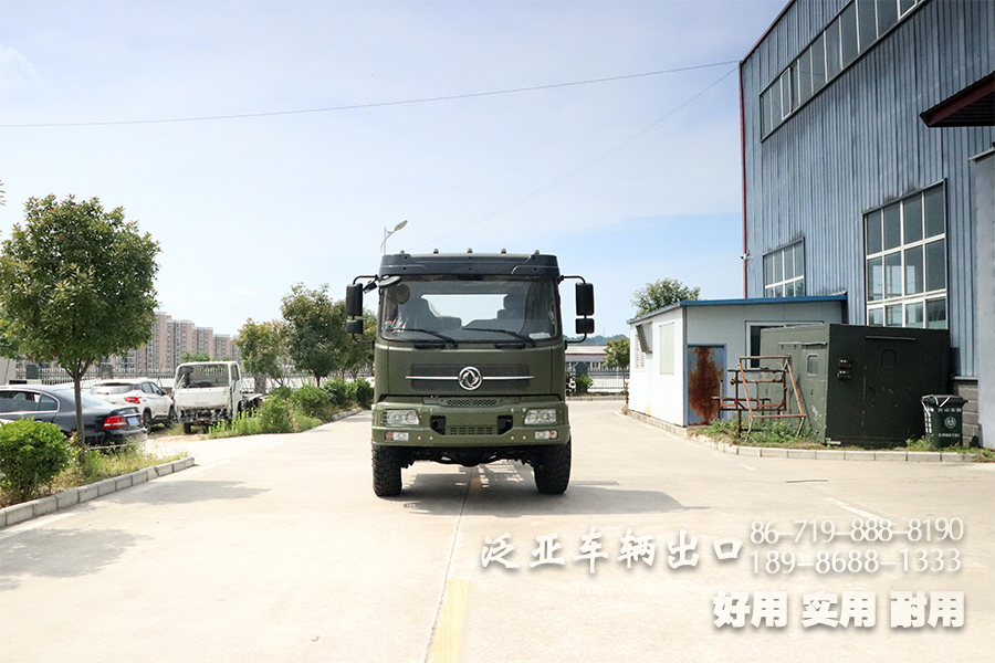<strong>東風(fēng)四驅(qū)平頭越野載貨底盤(pán) 4X4東風(fēng)越野專用車(chē)底盤(pán)改裝上線</strong>