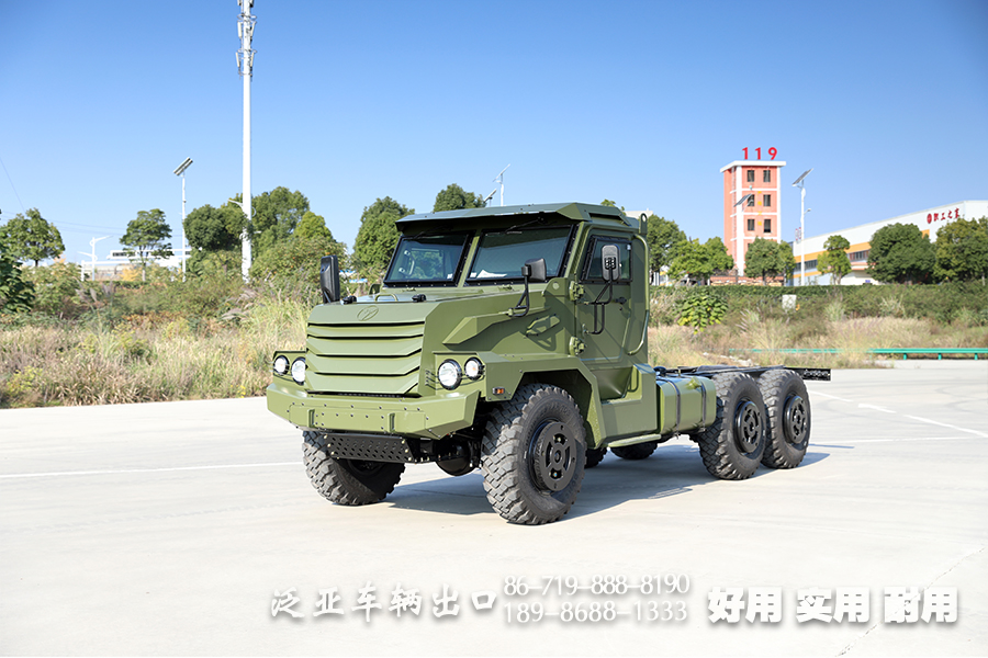 六驅(qū)越野載貨卡車底盤-6X6定制版裝甲卡車底盤改裝-防護型越野專用車底盤