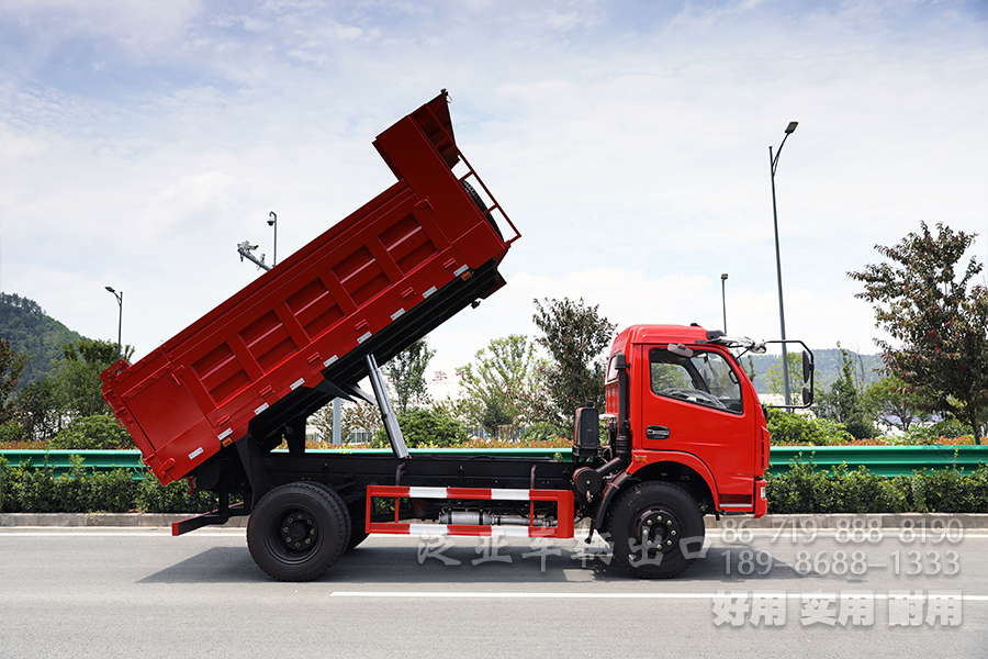 5噸自卸車,東風(fēng)輕卡自卸,出口專供卡車,東風(fēng)單排4*2,輕型自卸貨車