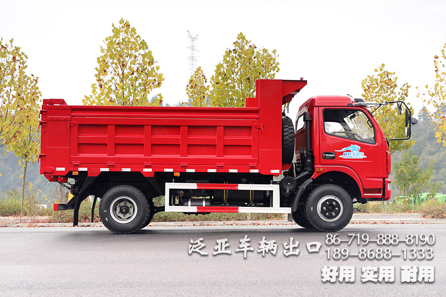 5噸自卸車,東風(fēng)輕卡自卸,出口專供卡車,東風(fēng)單排4*2,輕型自卸貨車