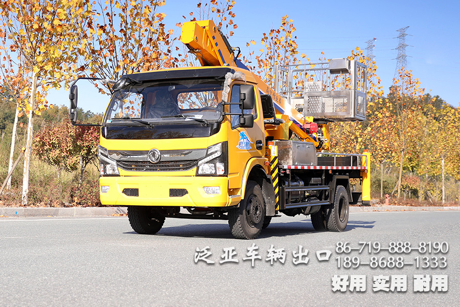 東風(fēng)4*2輕卡尖頭越野舉升車_舉升修剪環(huán)衛(wèi)車_東風(fēng)小型微卡