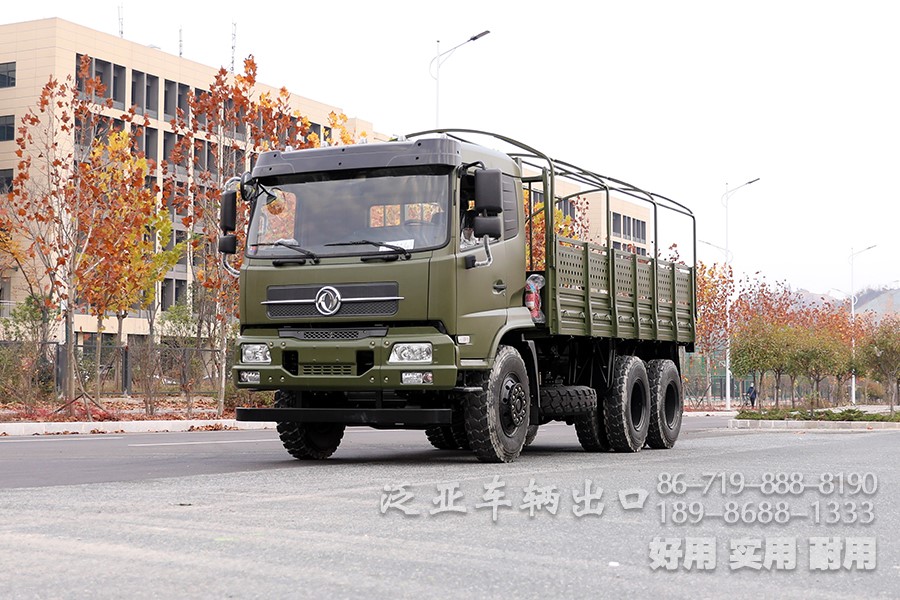 東風(fēng)裝配篷桿六驅(qū)越野載貨車、東風(fēng)6x4越野載貨車、東風(fēng)大馬力排半駕駛室越野車